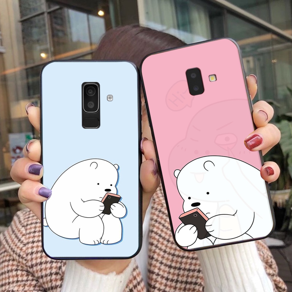 [Freeship từ 50k] ỐP LƯNG SAMSUNG J6 - J6 PLUS - J8 - J8 PLUS IN HÌNH GẤU WE BARE BEARS CHẤT | BigBuy360 - bigbuy360.vn