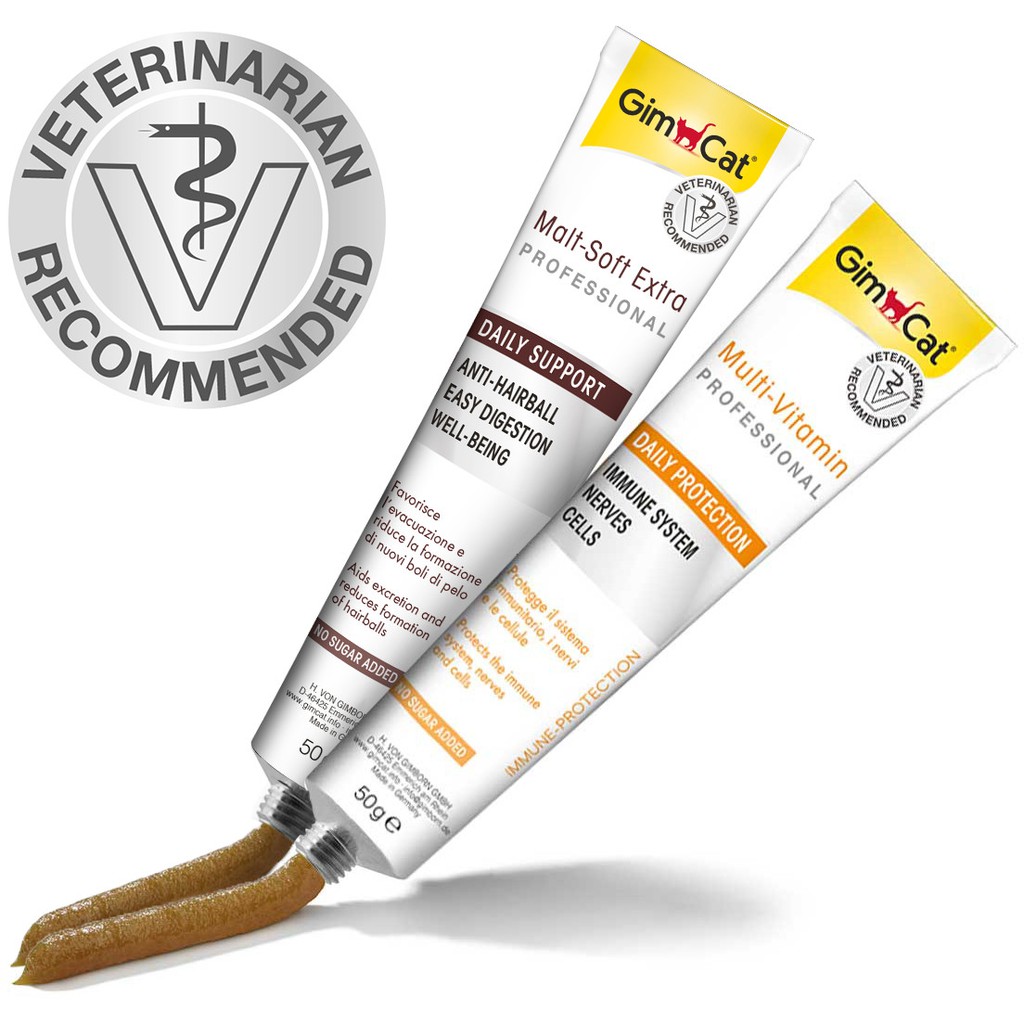 GimCat Gel Dinh Dưỡng Đủ Loại dành cho Mèo 50G - chuẩn nhập khẩu từ Đức | Vitamin | Urinary | Hairball | Kitten