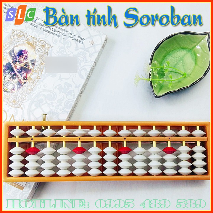 Bàn Tính Gẩy 🐉𝐅𝐑𝐄𝐄 𝐒𝐇𝐈𝐏🐉 Soroban 13 Cột Dụng Cụ Học Tập Đồ Chơi Phát Triển Trí Tuệ IQ Tính Nhẩm Cho Bé