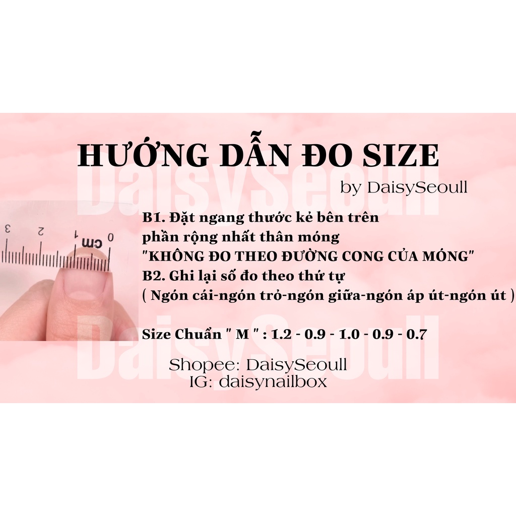 Nailbox màu trắng đơn giản
