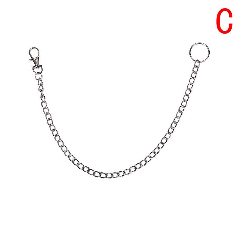 Dây xích kẹp thắt lưng siêu dài 3 kiểu phong cách punk