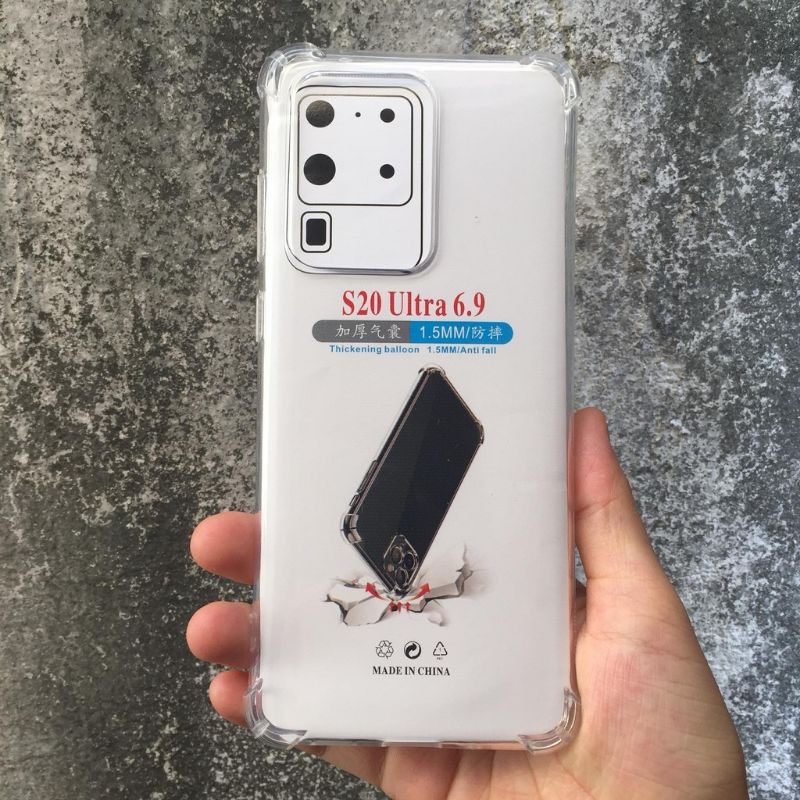 Ốp Lưng Samsung Galaxy S10 Plus/ S20 Plus/ S20 Ultra -Dẻo Trong Suốt Chống Sốc Bảo Vệ 4 Góc Máy