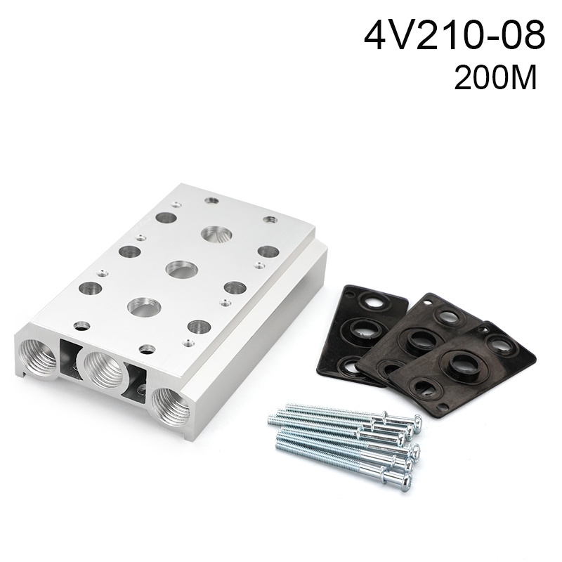 Đế lắp van điện từ 4v410-06, 4v210-08, 4v310-10