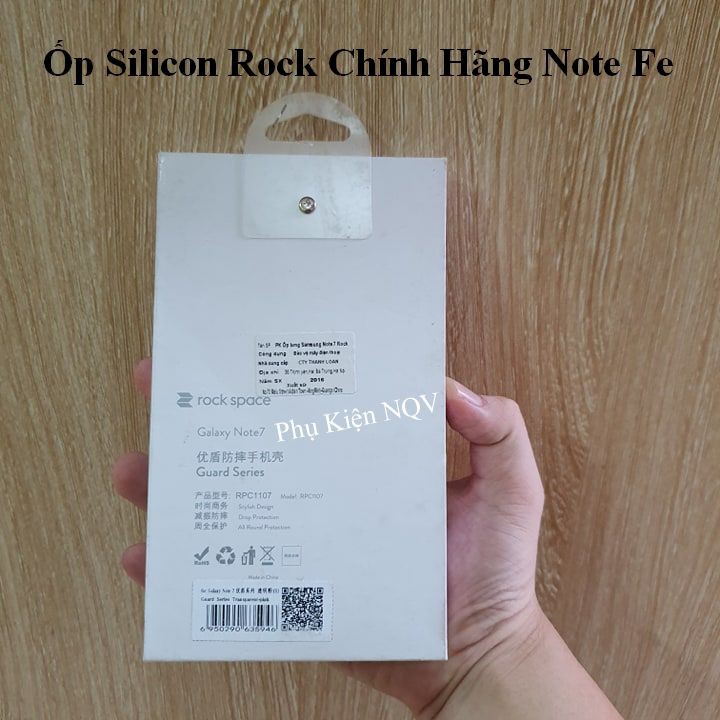 Ốp Note Fe| Ốp Lưng Silicon Trong Chính Hãng Rock Samsung Note 7 / Note FE