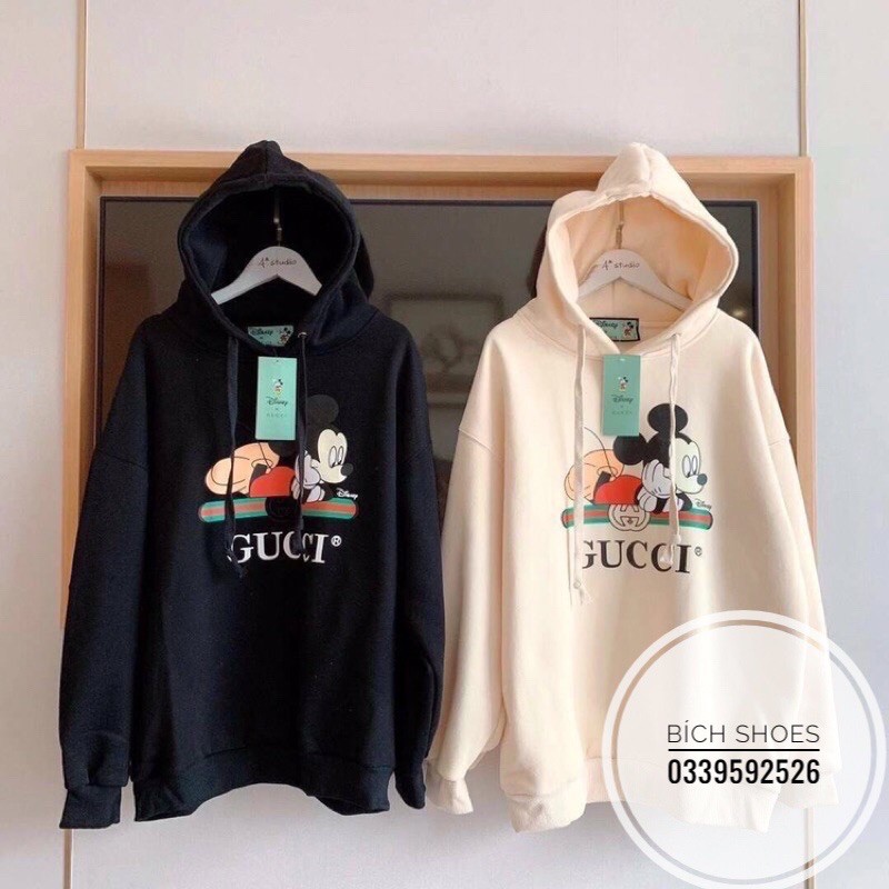 Áo thun dài tay Mickey from rộng UNISEX phong cách Uzzlang