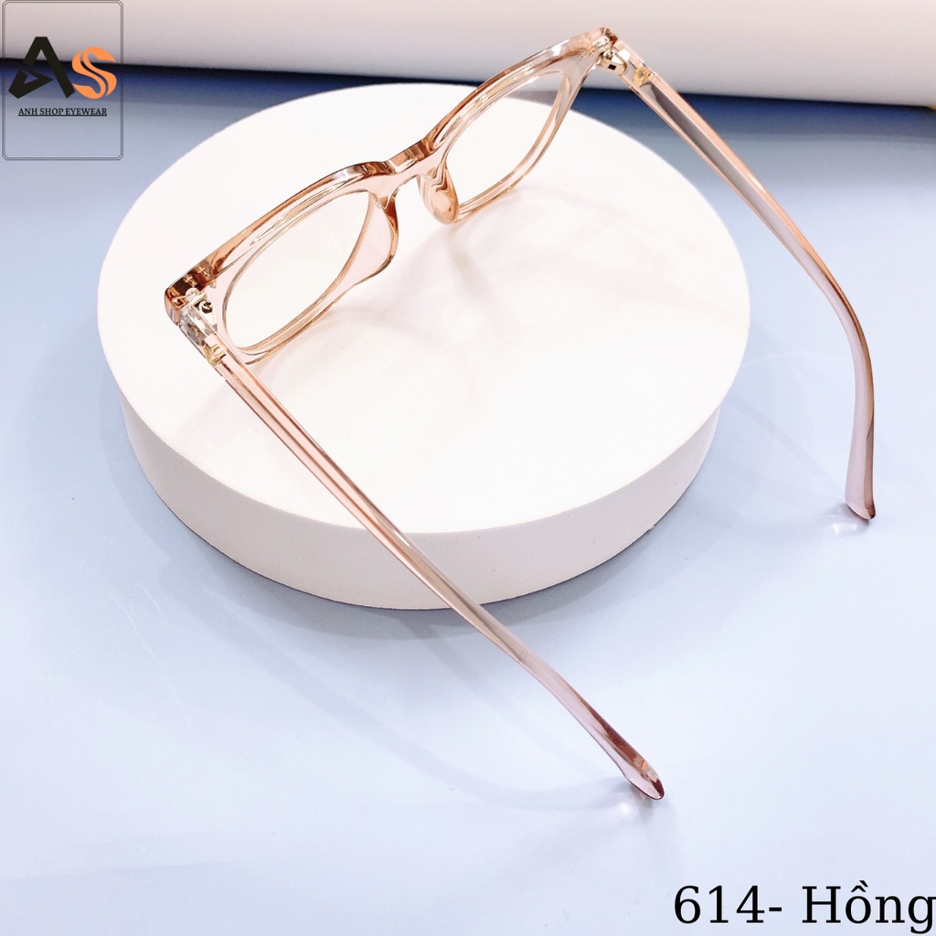 Kính vuông to nam nữ chất liệu nhựa dẻo bền ôm mặt phong cách cá tính 614