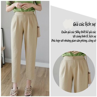 Quần baggy Đũi lưng thun