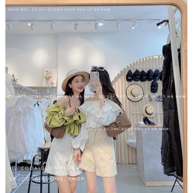 Áo trễ vai tay bèo TC6