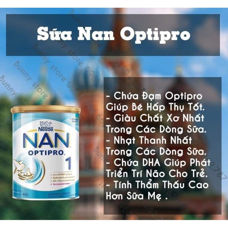 Sữa Nan hàng xách tay Nga