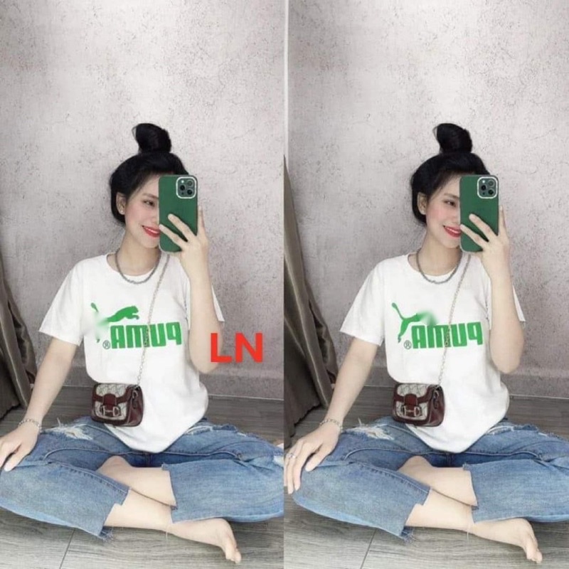 Áo phông chữ xanh LN11