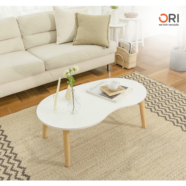 NOWSHIP HCM - Bàn Trà / Sofa Hình Hạt Đậu Hàn Quốc 2 SIZE - D TABLE - ORI NỘI THẤT HÀN QUỐC