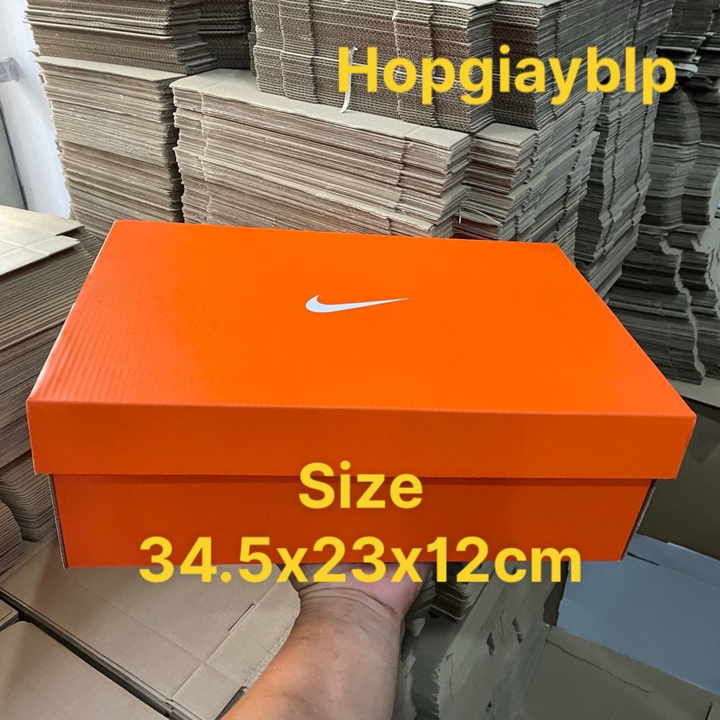 COMBO 20 HỘP ĐỰNG GIÀY, DÉP CHÍNH HÃNG NIKE MÀU CAM