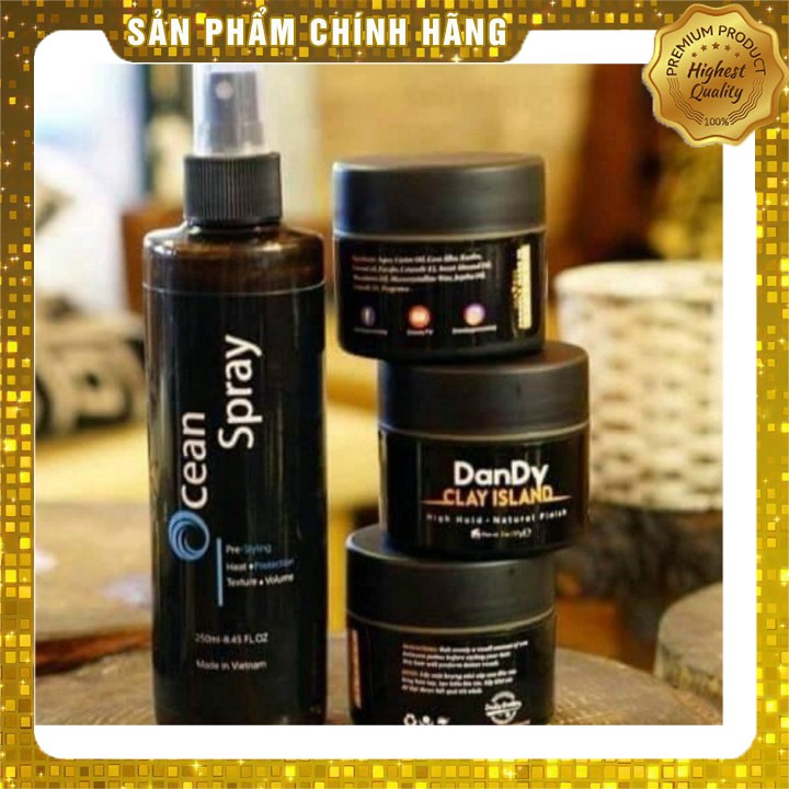 Sáp Vuốt Tóc DanDy Clay Island 57g