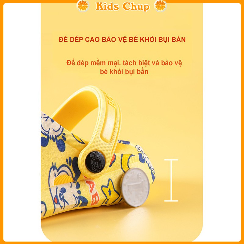 Dép Sục Sandal Cho Bé Trai Bé Gái BodDog Đế Eva Siêu Mềm Chống Trơn Chống Trượt Chống Vấp Chính Hãng