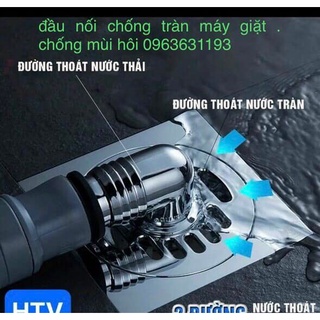 Đầu nối ống chống tràn chống thoát nước sàn cho máy giặt, nhà vệ sinh ❤️ [ FREE SHIP ]❤️ khử mùi hơi cống