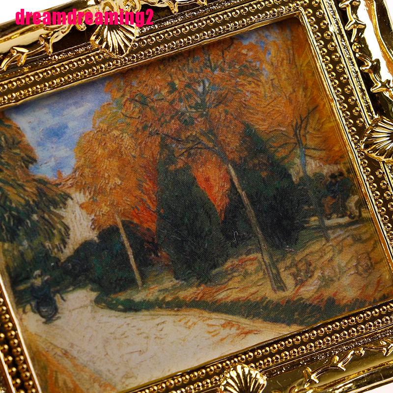 Mô Hình Tranh Sơn Dầu mini Tỉ Lệ 1: 1 Dùng Để Trang Trí Nhà Búp