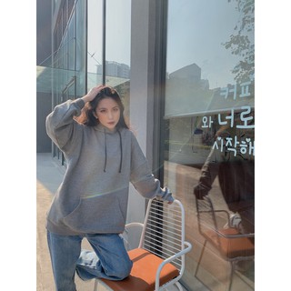 Áo hoodie trơn dây mũ TKP120 1994CLOSET