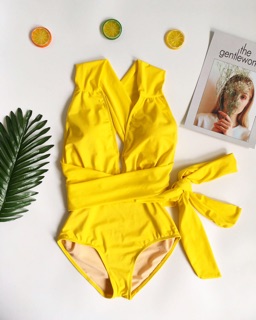 Bikini xẻ ngực chéo lưng(nhiều màu)