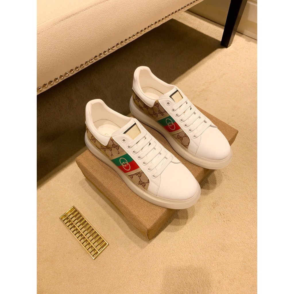 Giày sneakers nam da thật GUCCI GG GC họa tiết cổ điển mang đến phong cách mới