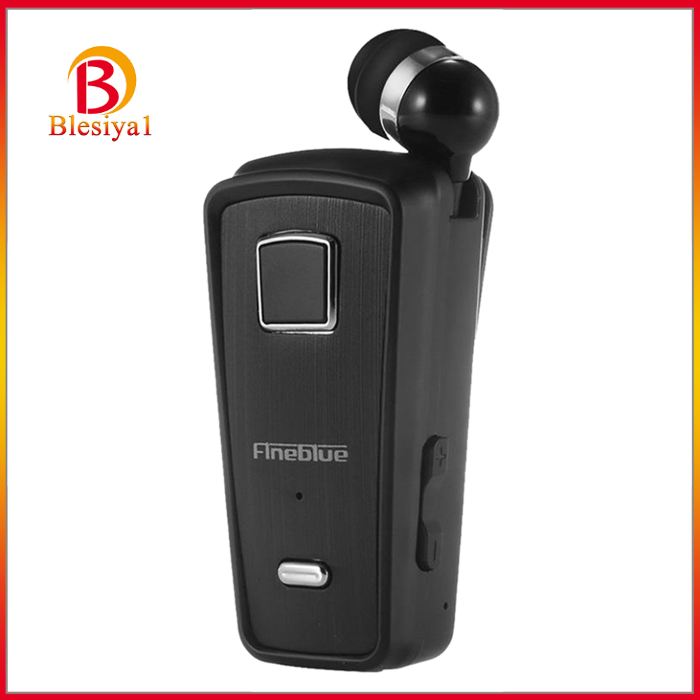 FINEBLUE (Hàng Mới Về) Tai Nghe Bluetooth Có Thể Thu Vào Được Kèm Mic Dùng Trong Kinh Doanh 1