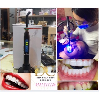 đèn trùng Quang hợp (đính đá ,phủ sứ răng .. 99 giây. ánh sáng mạnh gấp 5 lần đen 20s)