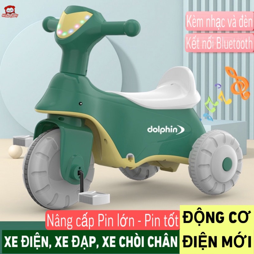 Xe máy điện trẻ em DOLPHIN, ô tô điện trẻ em, xe máy điện cho bé