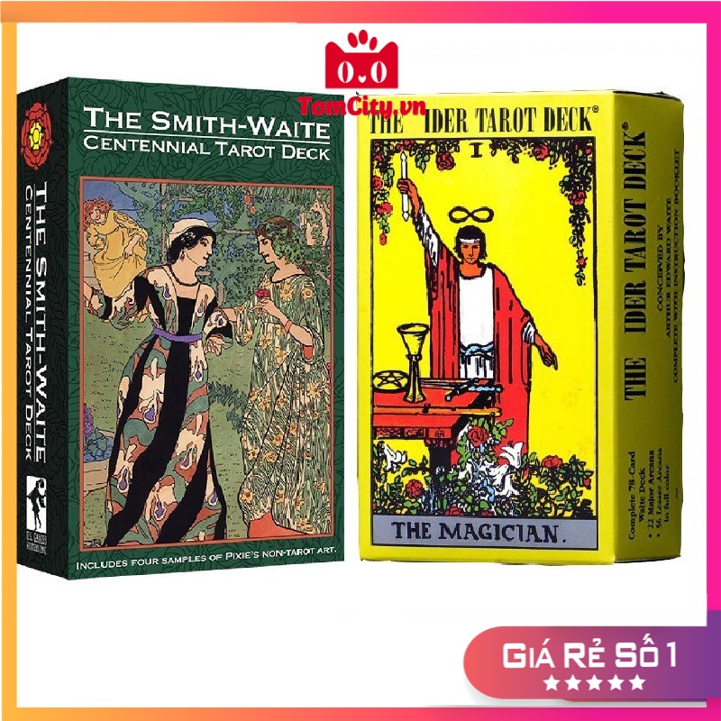 Bài Tarot Rider Waite/Smith Waite 7x12 cm Tiếng Anh 78 lá Chuẩn Quốc Tế