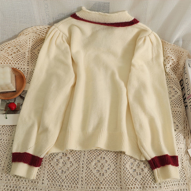 Áo Cardigan Dệt Kim Mỏng Dáng Rộng Tay Dài Một Hàng Nút Màu Khối Đơn Thời Trang Mới Dành Cho Bạn Nữ
