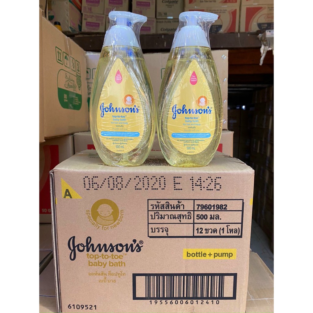 Sữa tắm gội toàn thân JOHNSONS TOP-TO-TOE 500ml cho bé