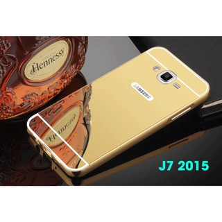 Ốp lưng tráng gương j7 2015(J700h) màu vàng - ĐỦ 4 màu