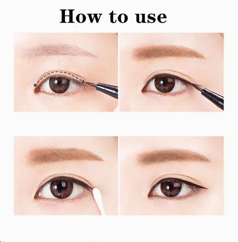 Bút kẻ mắt dạng lỏng màu đen lâu trôi chống thấm nước