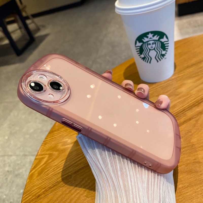 Ốp Điện Thoại Mềm Trong Suốt Dày Dặn Chống Rơi In Họa Tiết Camera Cho iPhone 11 12 13 Pro Max