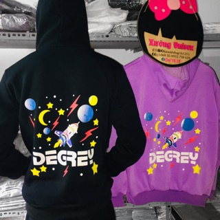 Áo hoodie degrey ảnh thật có clip chất nỉ dày dặn -  Dư Tú Lệ