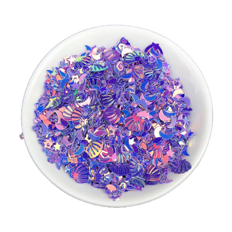 Gói sequin lấp lánh bằng nhựa pvc đính móng trang trí nghệ thuật