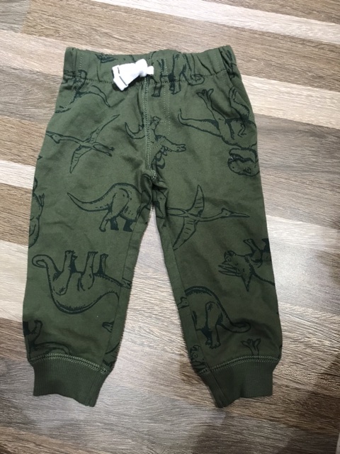 Quần thun dài bo lai xuất dư cho bé