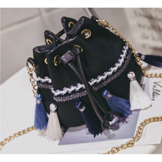 TÚI ĐEO CHÉO ULZZANG (TÚI BUCKET DÂY XÍCH VÀ TÚI TAI THỎ) SIÊU CUTE