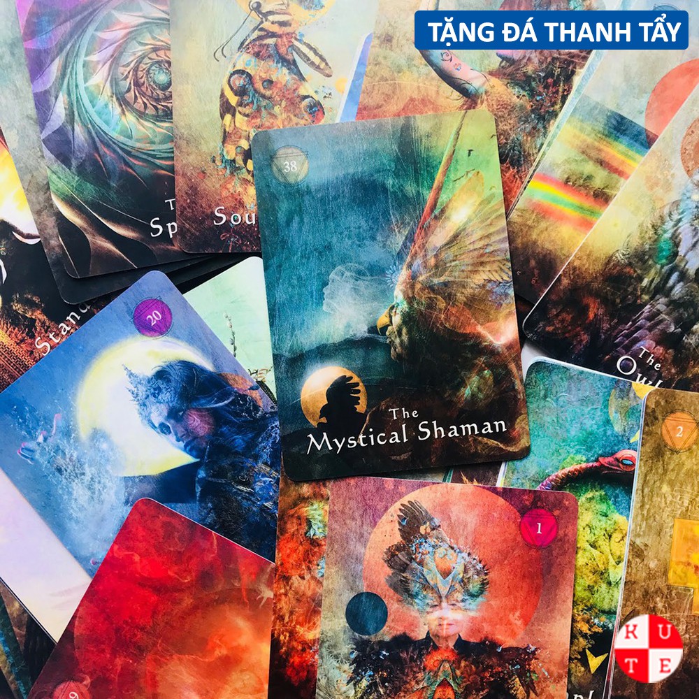 Bộ Bài Oracle Mystical Shaman 64 Lá Bài Tặng Đá Thanh Tẩy C13