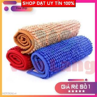 Thảm lau chân 30cm x 50cm và 40cm x60cm sợi san hô siêu mềm , thấm hút nhanh