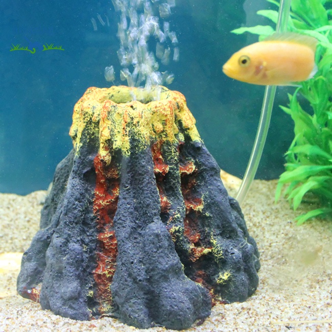 Phụ Kiện Đá Núi Lửa Nhân Tạo Trang Trí Bể Cá