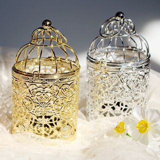 Vintage chim lồng kim loại tealight nến đèn lồng đèn nến cho đám cưới nhà trang trí bàn