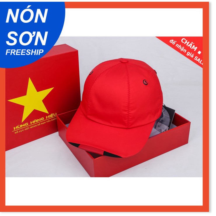 SIÊU PHẨM 2021 MỚI -  NÓN SƠN CHÍNH HÃNG -  Nón Sơn Logo 96 Màu Đỏ Mã MC122C-ĐO2