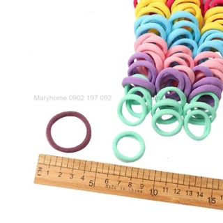 Dây buộc tóc, chun buộc tóc, cột tóc màu trơn