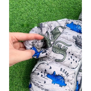 Áo khoác phao khủng long F&F sz 9/12M