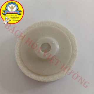 Nỉ đánh bóng inox 100mm (3 -5miếng), xơ dừa, nỉ xám, trắng, đỏ (sẵn hàng)