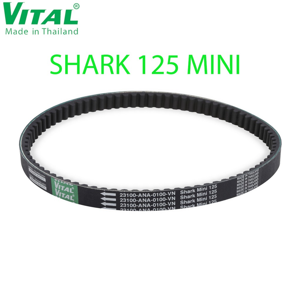 Dây curoa Shark, Shark 125 Mini, Shark 125 EFI, Shark 170 hiệu VITAL - Dây curoa VITAL chính hãng Thái Lan