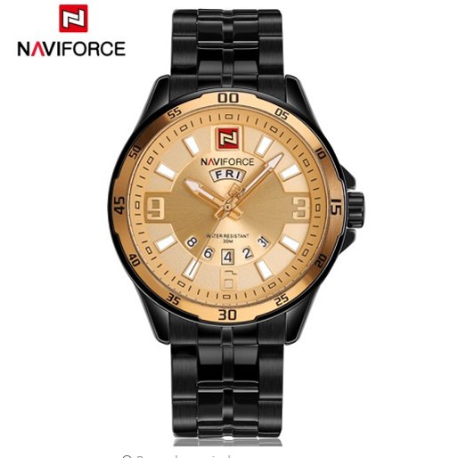 Đồng hồ nam dây thép đẳng cấp Naviforce 9106 (fullbox hãng)