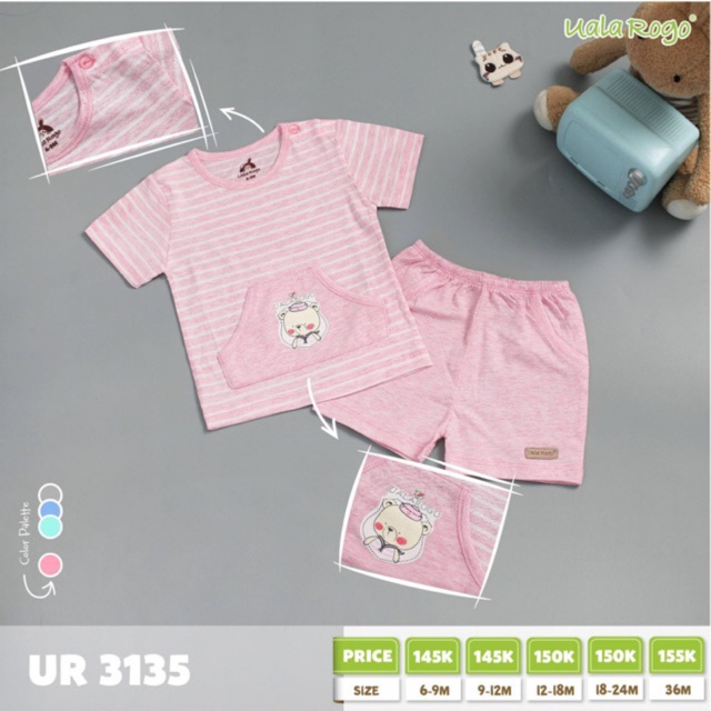 Bộ cài vai kẻ Ualarogo Ur 3135