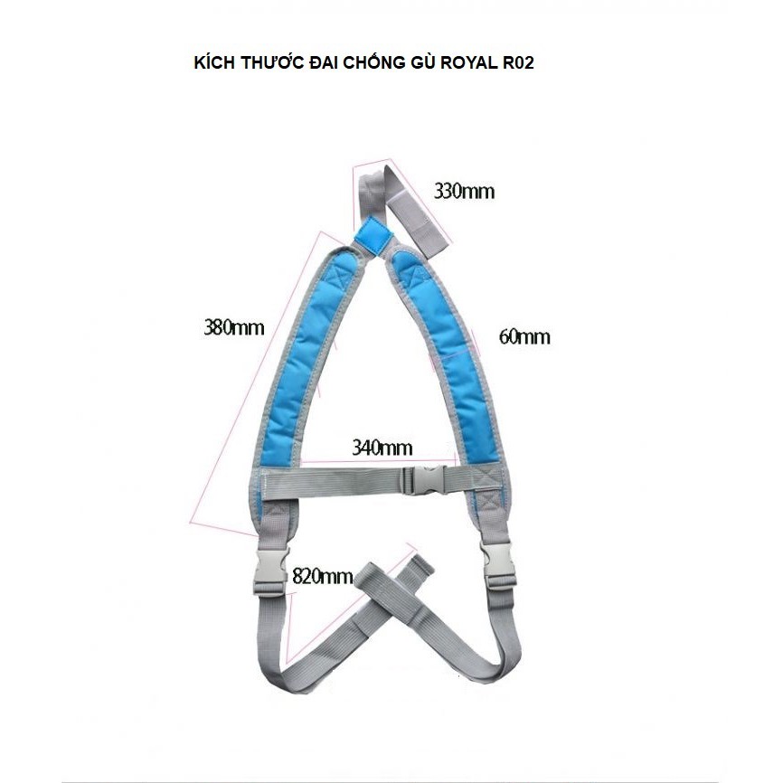 Đai chống gù cho ghế. Dùng cho mọi loại ghế thông minh _MOMOMART