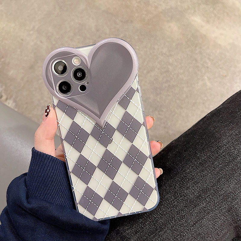 Ốp lưng iphone Ốp Điện Thoại Dinuo Tpu Silicon In Hình Trái Tim AXJT Cho Iphone 11 12 13 Pro Max 7 Plus X Xr Xs Max 7 8 Plus Se 2020 Dinuo case