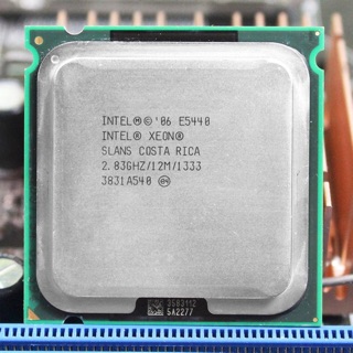 CPU intel xeon E5440 socket 775 + xác main asus g41